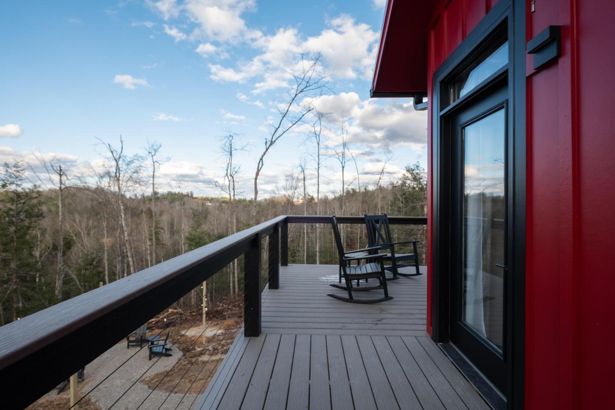A Red River Barnhouse Rogers Bagian luar foto